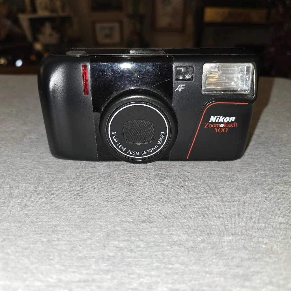 Nikon Zoom Touch 400 35mm Point & Shoot Film Camera - 35-70mm Macro